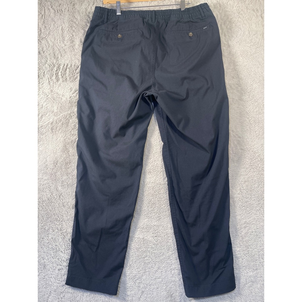Polo Ralph Lauren Mens XL Stretch Drawstring Tailored Slim Fit Blue Pants READ - Picture 3 of 8